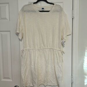 Old Navy White T-Shirt Dress